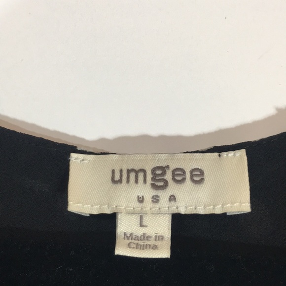 UMGEE “Dalmatian” Oversized Relaxed Fit Cool Summer Layered Look Organza Tunic - Picture 13 of 14